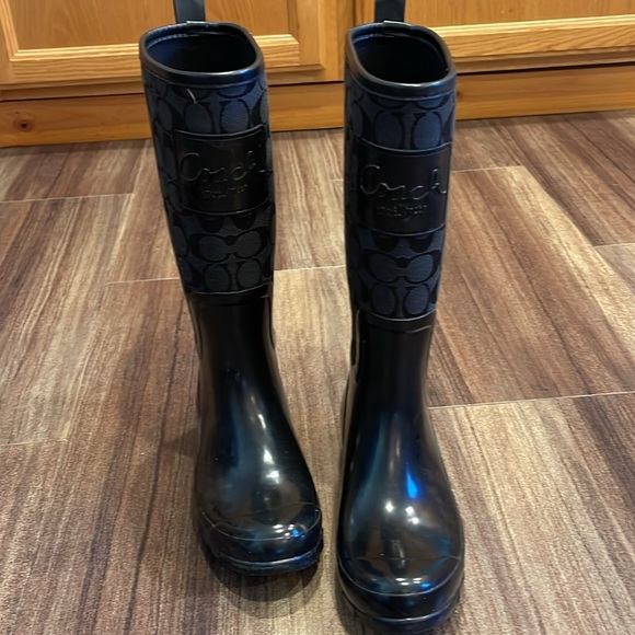 NWT Coach Rain Boot - Picture 3 of 6